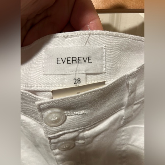 NWT EVEREVE Joelle Stretch Linen Short in White , size 28 - Picture 12 of 13